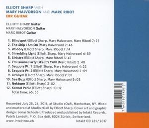 Err Guitar - CD Audio di Elliott Sharp,Marc Ribot,Mary Halvorson