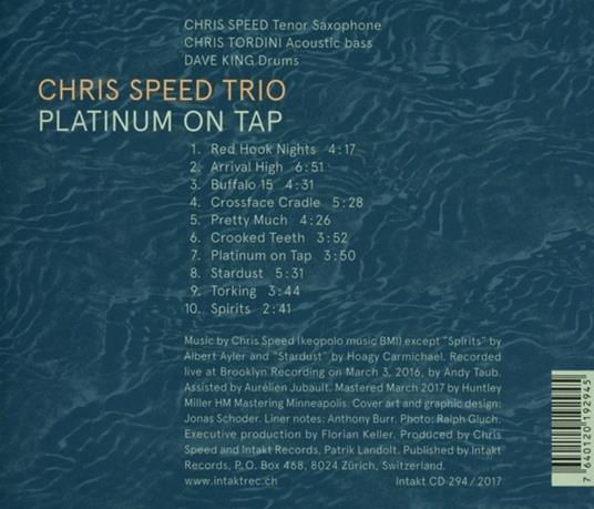 Platinum on Tap - CD Audio di Chris Speed - 2