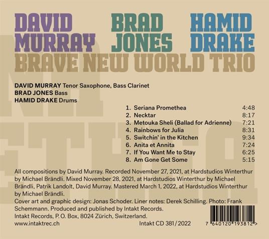 Seriana Promethea - CD Audio di David Murray - 2