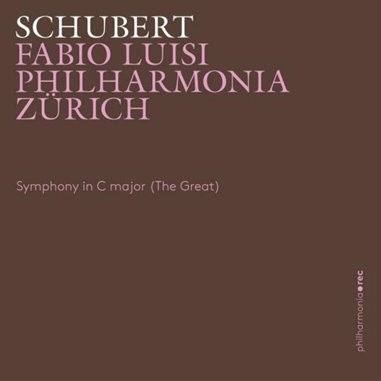 Sinfonia in Do D944 - CD Audio di Franz Schubert,Fabio Luisi