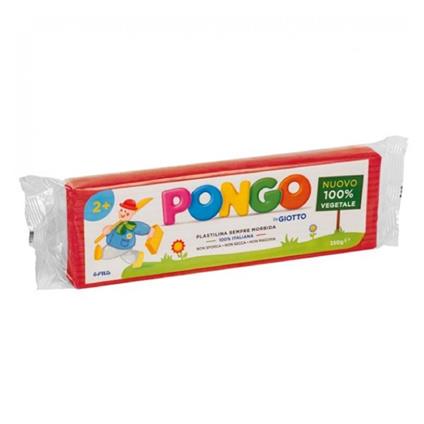 Plastilina Pongo By Giotto - Panetto 350 Gr. - Rosso