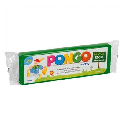 Plastilina Pongo By Giotto - Panetto 350 Gr. - Verde Smeraldo