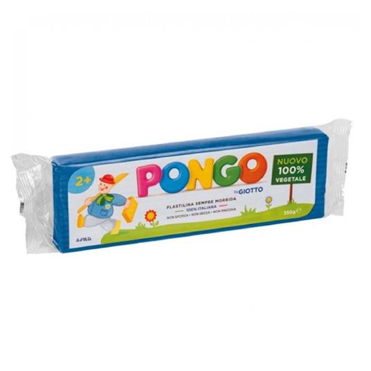 Plastilina Pongo By Giotto - Panetto 350 Gr. - Azzurro