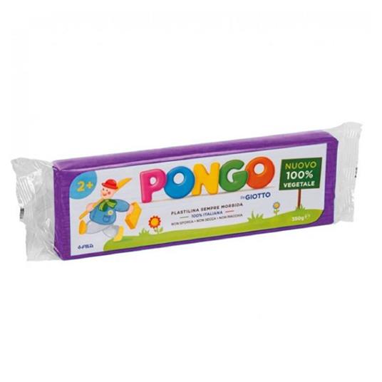 Plastilina Pongo By Giotto - Panetto 350 Gr. - Viola