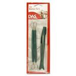 DAS- Set Spatole e Mirette, Colore Verde, 068000