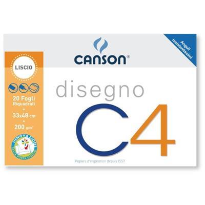 Canson C4 Blocco di carta da disegno 20 fogli