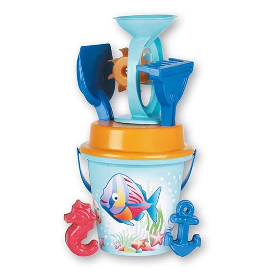 Secchiello Spiaggia Set Poppy Bear con Mulino