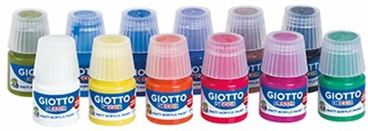 Tempera Giotto Decor Acrilica Ml.25 In 12 Colori Assortiti