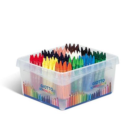 Pastelli a cera giotto - schoolpack 144 pz.