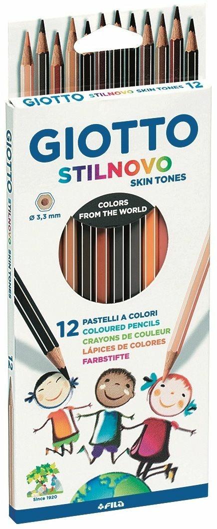 12 matite colorate - Tonalità della pelle