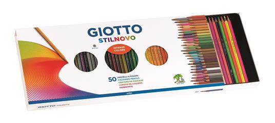 Pastelli Giotto Stilnovo 50 pezzi con Temperamatite - 4