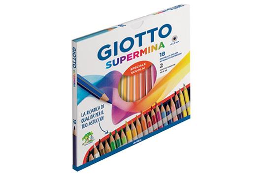 Pastelli Giotto Supermina Confezione da 18 + 2 matite Lyra Temagraph -  Giotto - Cartoleria e scuola | IBS