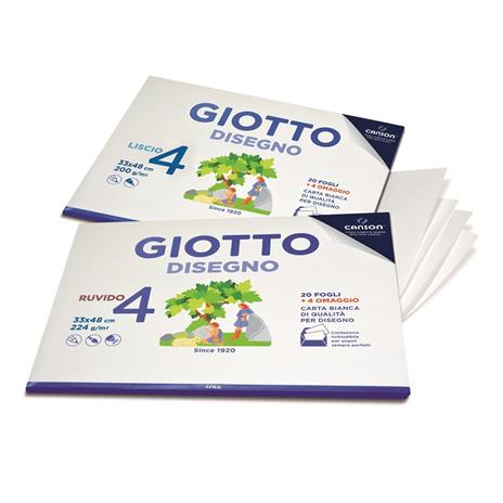 Album da disegno carta ruvida Giotto Album Disegno 4 24 fogli 224 g/m2 - 33x48cm - 3