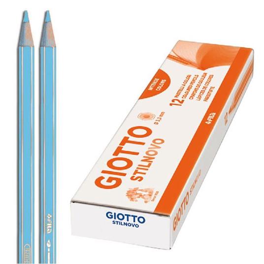 Pastelli Giotto Stilnovo 12 Pz Celeste