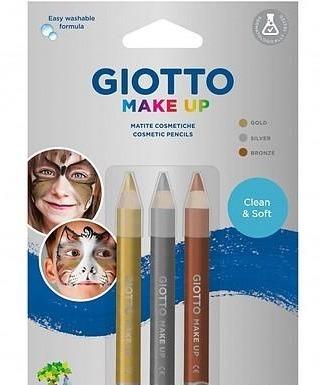Matite cosmetiche Giotto Make Up colori metallici. Confezione 3 colori -  Giotto - Giotto Make Up - Perline e gioielli - Giocattoli | IBS
