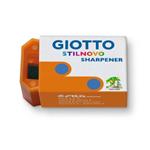 Temperamatite Giotto Stilnovo Sharpener 1 foro – colori assortiti fluo – conf. 60 pezzi – 240000