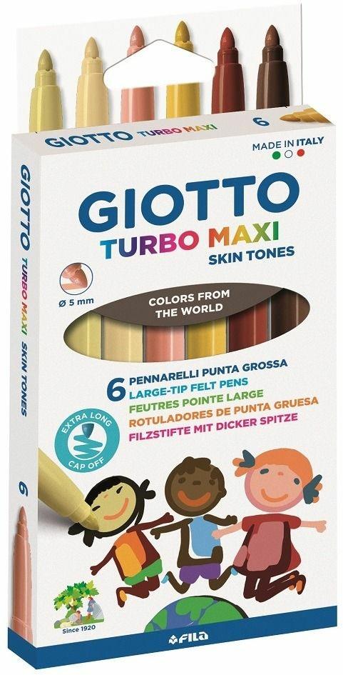 Pennarelli Giotto Turbo Maxi Sbin Tones Astuccio 6 pezzi - Giotto -  Cartoleria e scuola | IBS