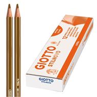 Pastelli Giotto Stilnovo 12 Pz Marrone