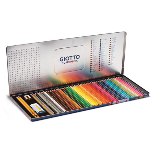 Pastelli Punta Fine Giotto Supermina Colori Assortiti Confezione 18 Pe