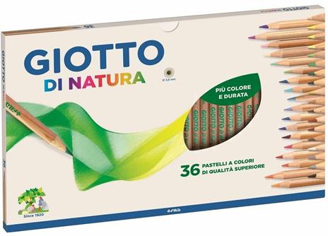 Pastelli Giotto di Natura. Scatola 36 matite colorate assortite - 3