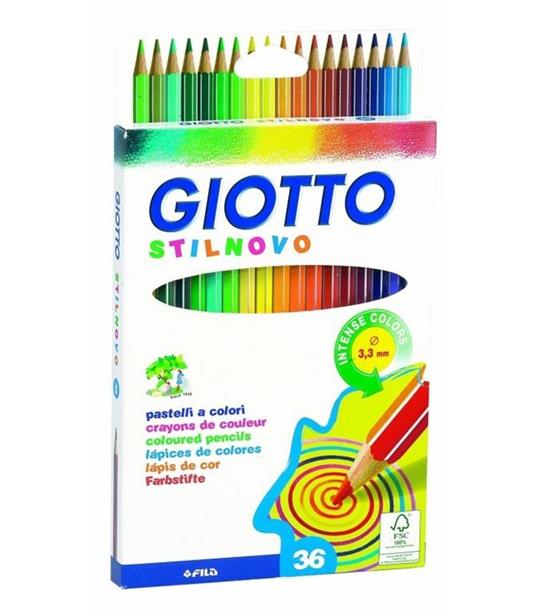 Confezione da 90 Colori Giotto con Matite Colorate Stilnovo e