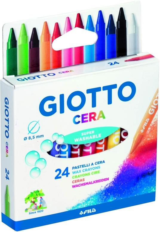 Pastelli ad olio Giotto Olio Maxi: astuccio con 48 u. • KartoClick