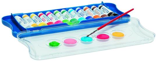 Tempera Giotto Extra in tubetto 12 ml. Scatola 7 colori assortiti - Giotto  - Cartoleria e scuola