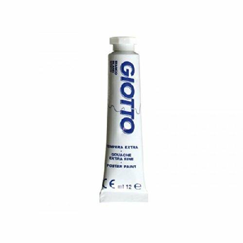 Giotto tempera Extra in tubetto 12 ml in confezione 6 pezzi bianco - 3