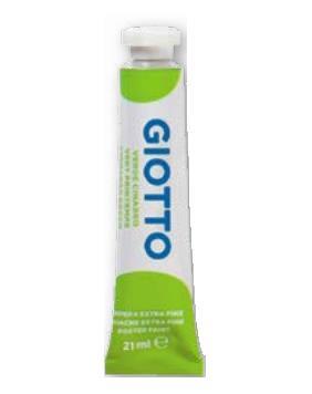 Giotto tempera Extra in tubetto 21ml in confezione 6 pezzi verde cinabro - 2