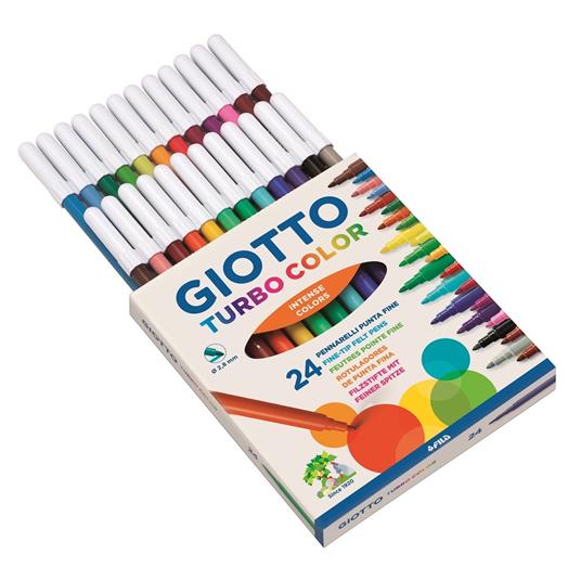 PENNARELLI GIOTTO TURBO GLITTER SCATOLA 8 COLORI FILA - DALMASSO 24