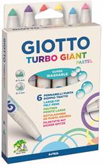 Pennarelli Giotto Turbo Giant. Barattolo 36 colori - Giotto - Cartoleria e  scuola