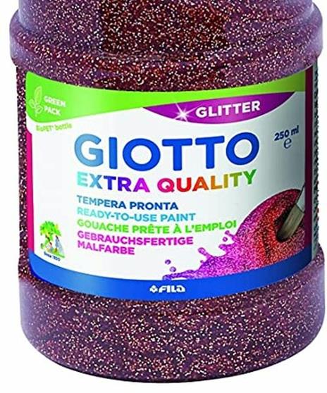 Tempera pronta Giotto qualità extra Glitter. Flacone 250 ml. Bronzo - 3