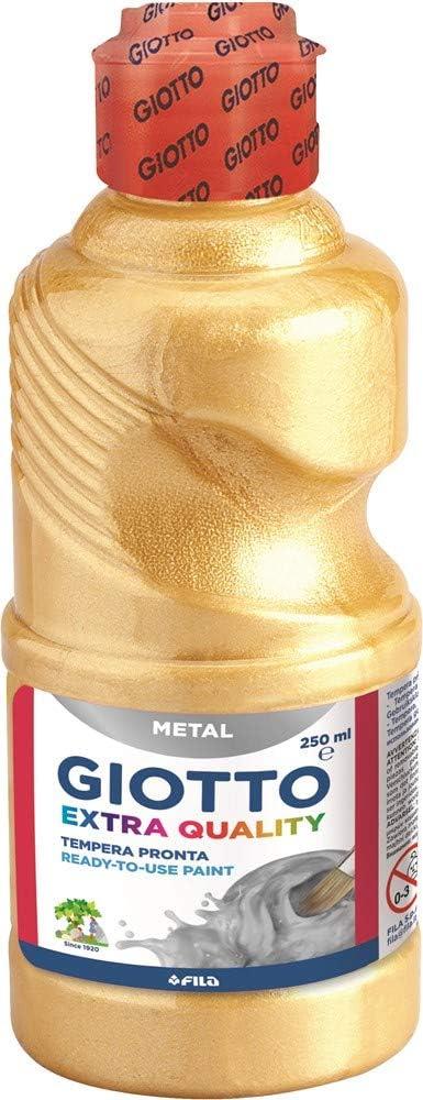 Tempera pronta Giotto qualità extra Metal. Flacone 250 ml. Oro - 3