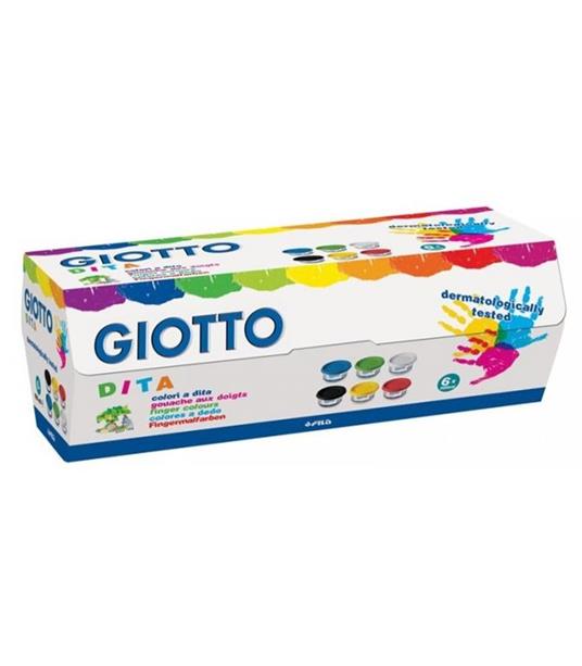 Colori A Dita Giotto 6 X 100 Ml.