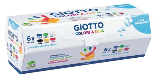 Tempera Giotto Colori a Dita - 6x100 ml - 102