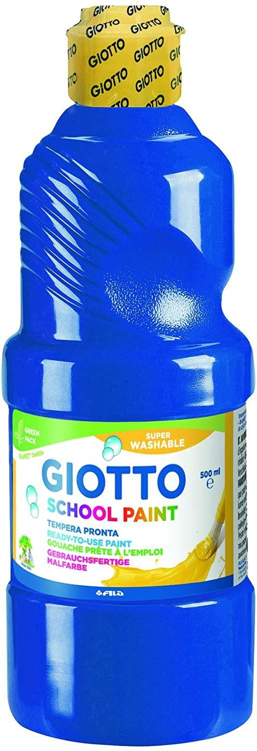 Giotto F535317 colore a tempera 500 ml Bottiglia Blu - Giotto - Cartoleria  e scuola | IBS