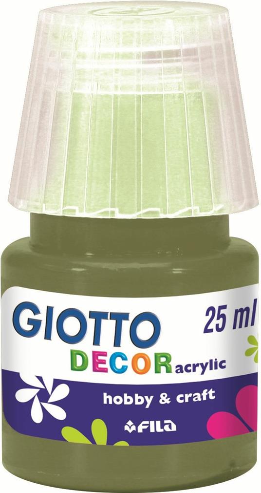 Tempera acrilica 25 ml verde oliva fila