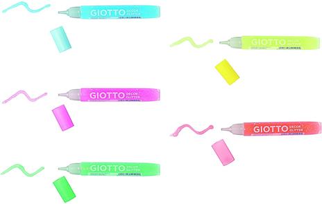 Giotto Decor Glitter Blister 5pz Neon Colori assortiti - 3