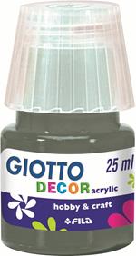 Tempera acrilica 25 ml grigio scuro fila