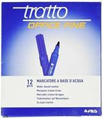 Tratto Office Fine in astuccio 12 pezzi blu