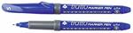 Tratto Marker Pen OHP in astuccio 8 pezzi blu. Punta super fine