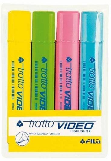 Evidenziatore Tratto Video colori assortiti - tratto 1-5 mm (conf. 20)