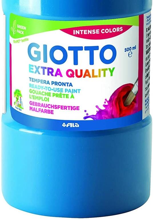 Tempera pronta Giotto qualità extra. Flacone 500 ml. Bianco - Giotto -  Cartoleria e scuola