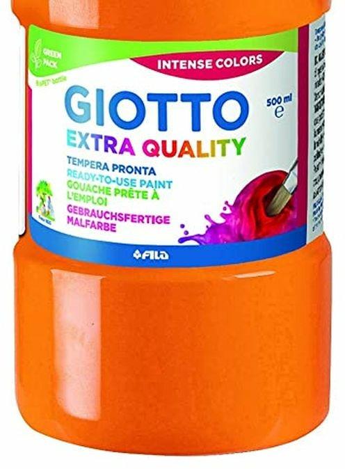 Tempera pronta Giotto qualità extra. Flacone 500 ml. Arancione - 3