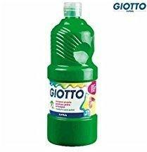 Tempera pronta Giotto qualità extra. Flacone 500 ml. Verde