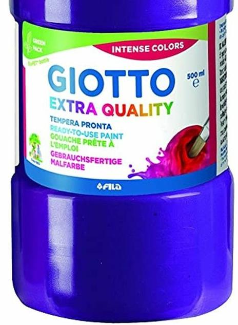 Tempera pronta Giotto qualità extra. Flacone 500 ml. Violetto - 3