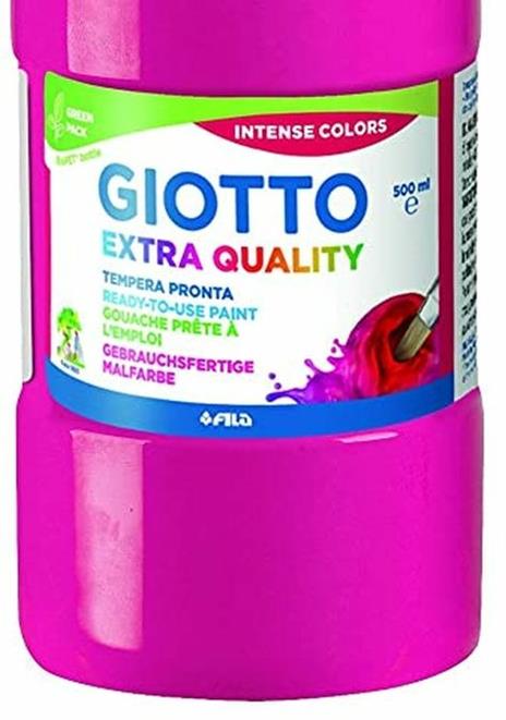 Tempera pronta Giotto qualità extra. Flacone 500 ml. Magenta - 3