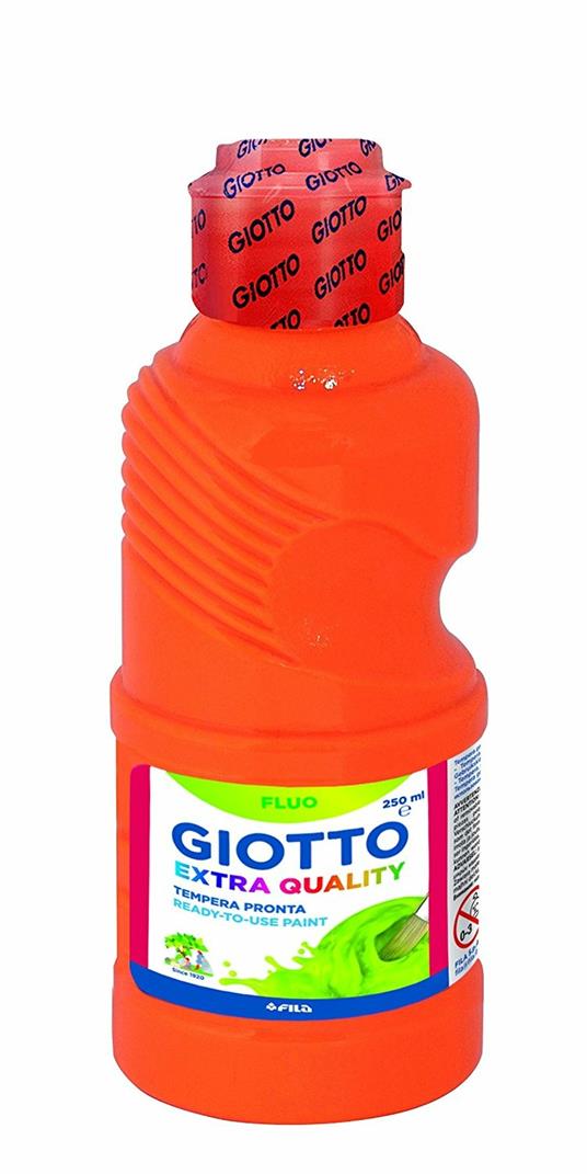 COLORI A TEMPERA GIOTTO DA 250ML NERO 24