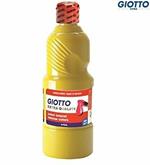 Tempera pronta Giotto qualità extra. Flacone 500 ml. Giallo scuro