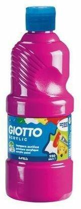 Tempera acrilica Giotto. Flacone 500 ml. Magenta